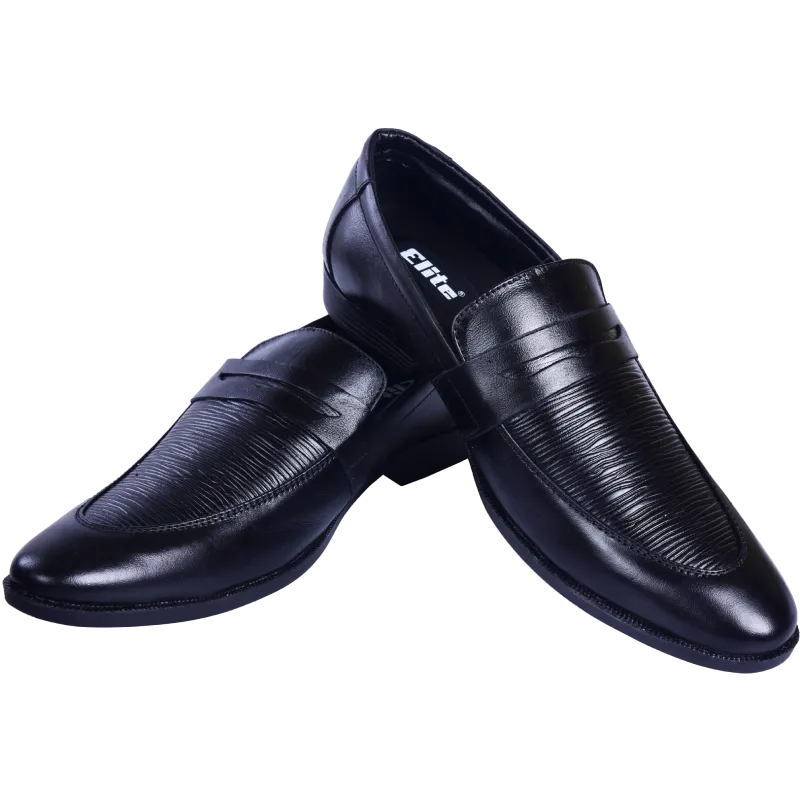 Elite Men Black Loafer S306462