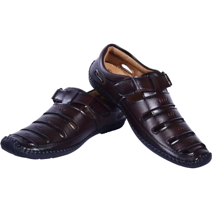 Elite Men Brown Clog Shoe G306403