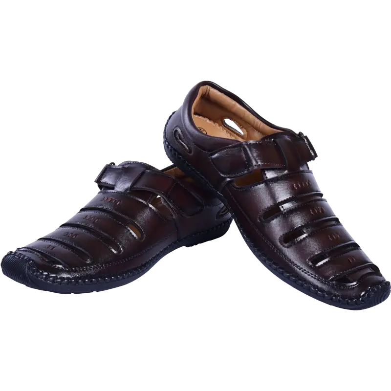 Elite Men Brown Clog Shoe G306403