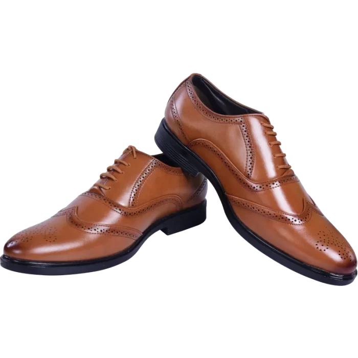 Elite Men Tan Balmoral Shoe S306426