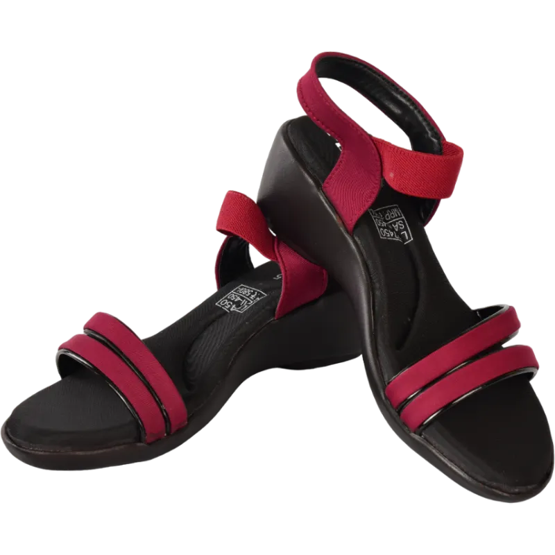 Elite Women Cherry Wedge Sandal