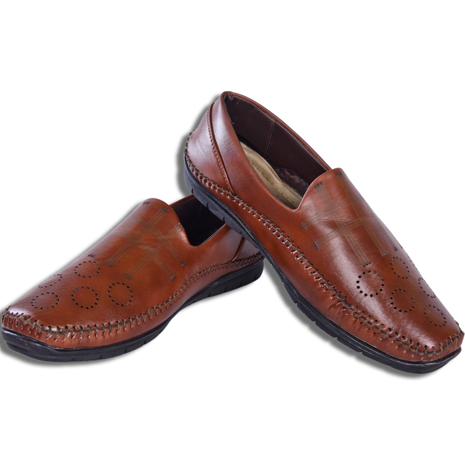 Tan Leather Loafers