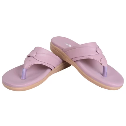 Elite Women’s Pink Toe-Ring Sandal – Stylish Comfort for Everyday Wear - L169350