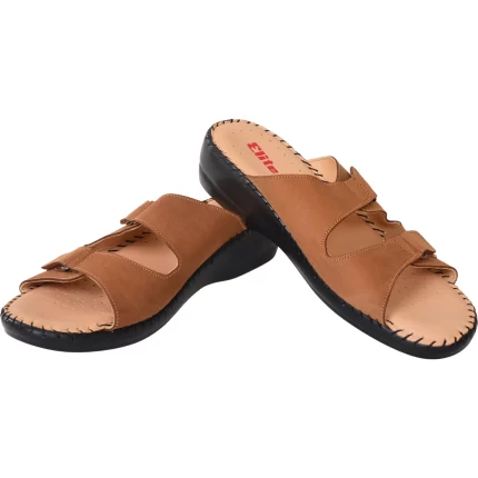 Elite Women's Tan Leather Comfort Sandal - L162163
