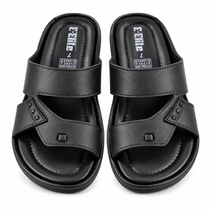 Elite Men's Sandal | Chappal - Black