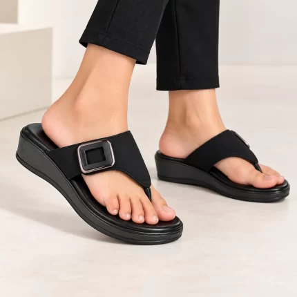 Elite Women’s Heel Sandal - Black